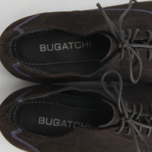 Bugatchi Mens Oxford sz 8.5 Leather Cap Toe Dress Shoes Oxford Derby Work main image 7